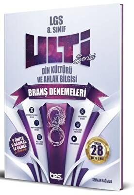 Bes Yayınları 8. Sınıf LGS Din Kültürü ve Ahlak Bilgisi Ulti Serisi Denemeleri - 1