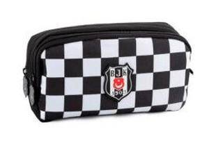 Beşiktaş Dama Desenli Kalem Çantası 25306 - 1