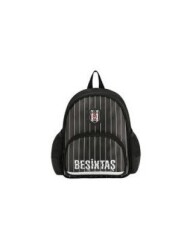 Beşiktaş Me Team İnce Çubuk Desenli Suni Deri Anaokul Çantası 25353 - Me Çanta