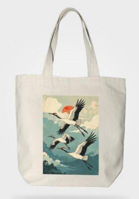 Bez Çanta Gabardin Kumaş %100 Pamuk - Balıkçıl - 1