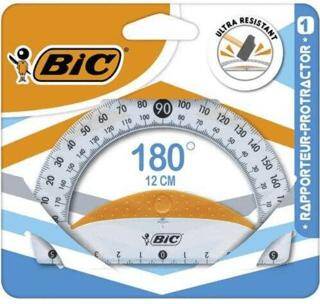 Bic 12Cm Geometrıc Açı Ölçer 180 Derece - 1