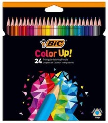 Bic Color Up Üçgen Kuru Boya Kalemi 24Lü Kutu - Bic