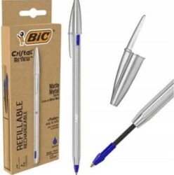 Bic Cristal Renew Metal Gövdeli Tükenmez Kalem - Bic