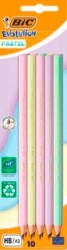 Bic Evolution Pastel Kurşun Kalem 10Lu Blister - Bic