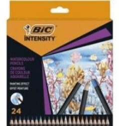 Bic İntensity Aquacouleur Kuru Sulu Boya 24 Renk - Bic