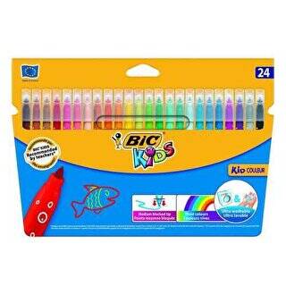 Bic Kıd Couleur Keçeli Boya Kalemi 24 Renk - 1