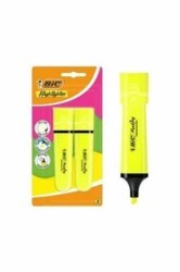 Bic Marking Flat Highlighter 2Li Blister Sarı - Bic