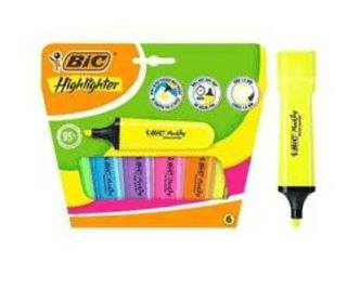Bic Markıng Flat Hıghlıghter 6Lı Kutu - 1