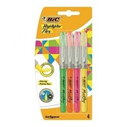 Bic Marking Highlighter Flex 4 Renk Blister - Bic