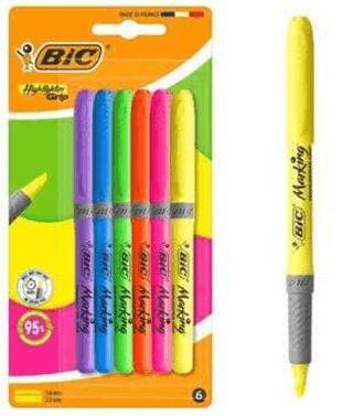 Bic Markıng Hıghlıghter Grıp 6Lı Blister - 1