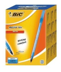 Bic Round Stick Mavi Tükenmez Kalem 60 Adet - Bic