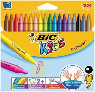 Bic Silinebilir Pastel 18 Renk Kutu - 1