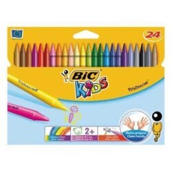 Bic Silinebilir Pastel 24 Renk Kutu - Bic