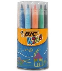 Bic Visa Fırça Uçlu Keçeli Boya Kalemi 18Li Kavanoz - Bic