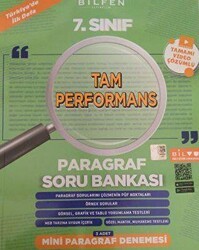 7. Sınıf Tam Performans Paragraf Soru Bankası - Bilfen Yayıncılık