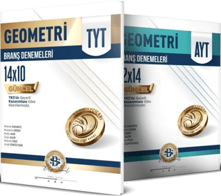 Bilgi Sarmal Yayınları AYT Geometri 12 x 14 Branş Denemeleri - 1