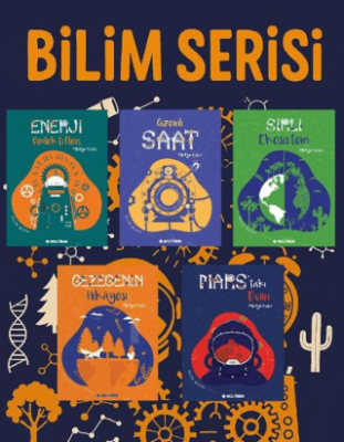 Bilim Serisi- İlkokul Okuma Kitabları - 5`Li Set - 1