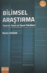 Bilimsel Araştırma: Tasarım, Yazım ve Yayım Teknikleri - Detay Yayıncılık