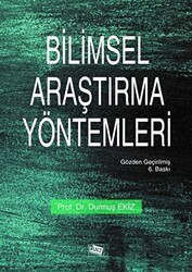 Bilimsel Araştırma Yöntemleri - Anı Yayıncılık