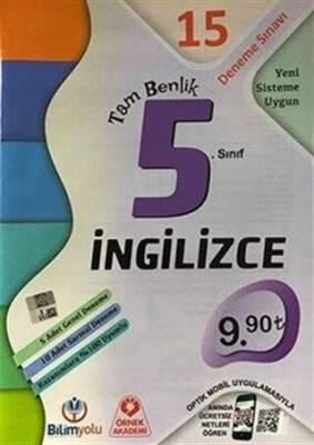Bilimyolu Yayıncılık 5. Sınıf İngilizce Tam Benlik 15 Deneme Sınavı - 1