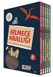 Bilmece Krallığı Seti - 5 Kitap Takım - Kutulu - Acayip Kitaplar