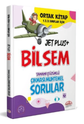 Bilsem Jet Plus Ortak Kitap 1, 2 ve 3. Sınıflar İçin Tamamı Çözümlü Muhtemel Çıkmış Sorular - Editör Yayınevi