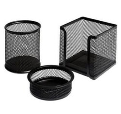 Bion 3`lü Perfore Set Siyah - Bion