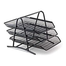 Bion Perfore 3`lü Evrak Rafı Siyah - Bion