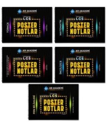2026 LGS Poster Notlar Seti 5`li - KR Akademi Yayınları
