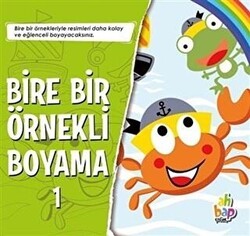 Bire Bir Örnekli Boyama 1 - Ahbap Kitap