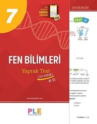Birey PLE 7. Sınıf Fen Bilimleri 32 Yaprak Test - Birey Eğitim Yayınları