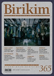 Birikim Aylık Sosyalist Kültür Dergisi Sayı: 365 Eylül 2019 - Birikim Yayınları