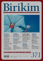 Birikim Aylık Sosyalist Kültür Dergisi Sayı: 371 Mart 2020 - Birikim Yayınları