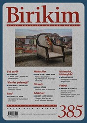 Birikim Aylık Sosyalist Kültür Dergisi Sayı: 385 Mayıs 2021 - Birikim Yayınları