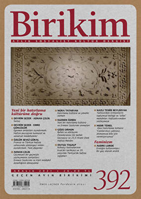 Birikim Aylık Sosyalist Kültür Dergisi Sayı: 392 Aralık 2021 - 1