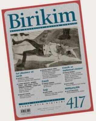 Birikim Aylık Sosyalist Kültür Dergisi Sayı: 417 Ocak 2024 - 1