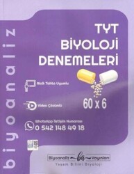 TYT Biyoloji Denemeleri - Biyoanaliz Yayınları