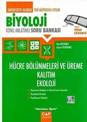 Biyoloji Hücre Bölünmeleri ve Üreme Kalıtım Ekoloji Konu Anlatımlı Soru Bankası - Çap Yayınları
