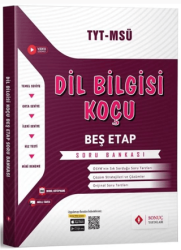 Sonuç Yayınları TYT MSÜ Dil Bilgisi Koçu Beş Etap Soru Bankası - Sonuç Yayınları