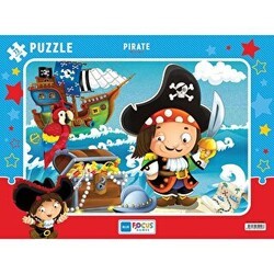 Blue Focus Korsan 72 Parça Puzzle BF249 - Blue Focus Yayınları