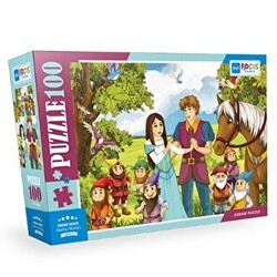 Blue Focus Pamuk Prenses 100 Parça Puzzle BF315 - Blue Focus Yayınları