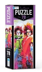 Blue Focus Two Clowns 78 Parça Puzzle - Blue Focus Yayınları