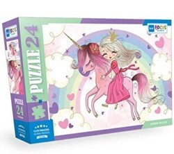 BlueFocus Sevimli Prenses Puzzle 24 Parça - Blue Focus Yayınları
