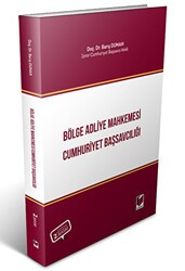 Bölge Adliye Mahkemesi Cumhuriyet Başsavcılığı - Adalet Yayınevi