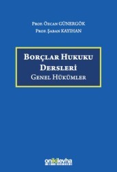Borçlar Hukuku Dersleri Genel Hükümler - On İki Levha Yayınları