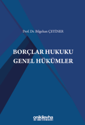 Borçlar Hukuku Genel Hükümler - On İki Levha Yayınları