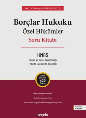 Borçlar Hukuku Özel Hükümler Soru Kitabı - 1