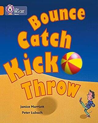 Bounce, Kick, Catch, Throw Big Cat-6 Orange