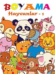 Boyama: Hayvanlar - 1 - Elips Kitap