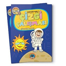 Boyamalı Kalın Çizgi Çalışması 1 - Karatay Çocuk